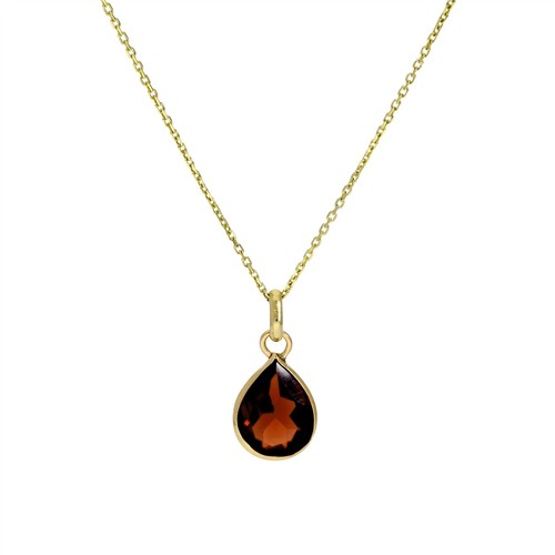 Collana goccia oro - a, kt
