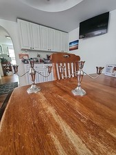 Candelabro vintage argento