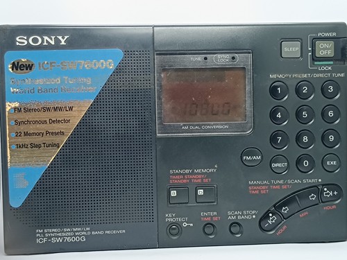 Radio sony icf 7600 - radio, sw