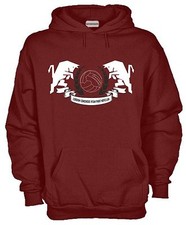 Felpa Con Cappuccio KJ1020 Torino Cuore Granata Ultras 