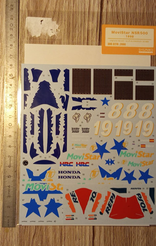 Decal moto 12 éme - moto, 1/12