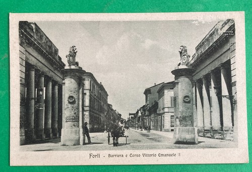 Cartolina forlì barriera e - cartolina,