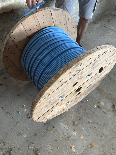 Cavo elettrico bipolare - blu, su