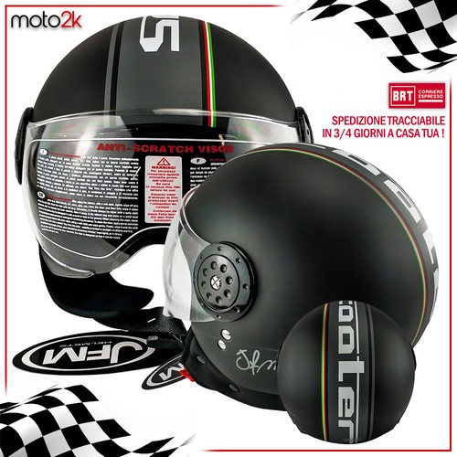 Casco jet jfm nero opaco - jfm,
