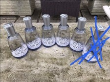 Lotto 5 Bottiglie  Vuote GIN MARE 70 CL Da Collezione Lampade Lampadari Candele