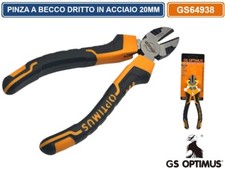 PINZA TRONCHESE A TAGLIO DIAGONALE IN ACCIAIO 20MM