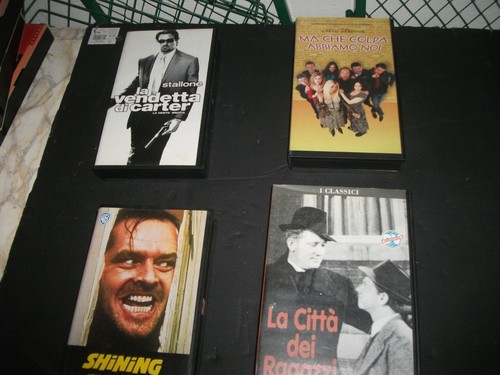 Lotto vhs film cassetta - vhs, in