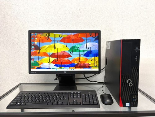 Postazione completa fujitsu - pc,