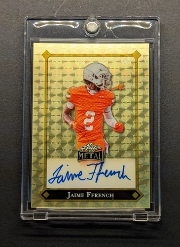 Jaime ffrench rookie auto - jaime,