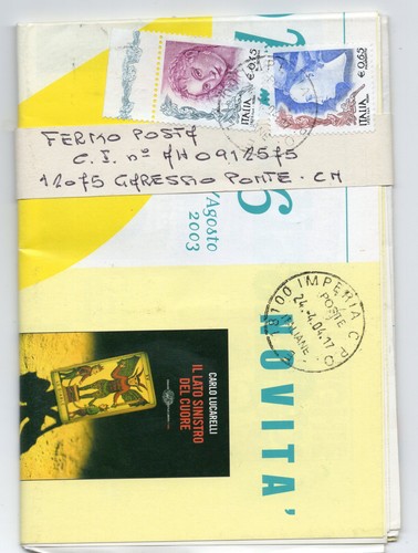 Lettera fermo posta donna - posta,