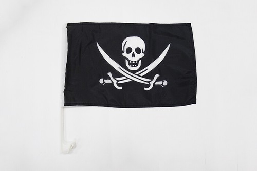 Bandiera per auto pirata jack - bandiera,