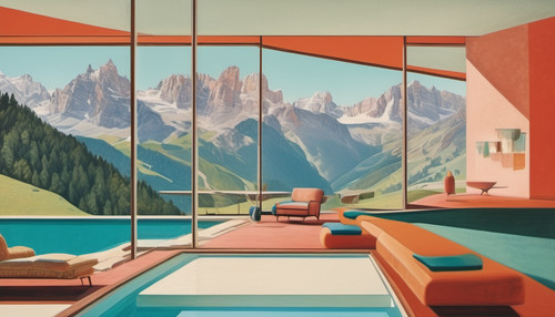 Mid century dolomiti montagne - mid,