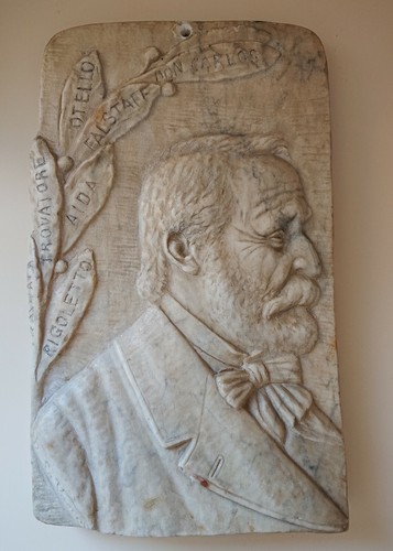 Altorilievo giuseppe verdi - giuseppe, su