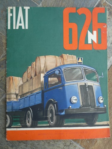 Fiat autocarro 626n depliant - fiat,