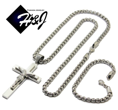 Collana catena scatola - , argento