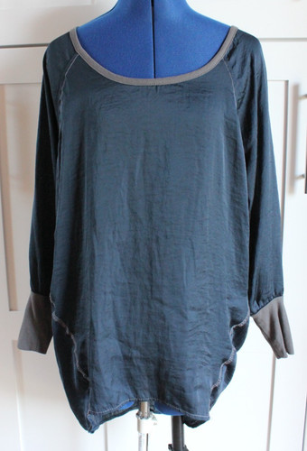Camicetta solemio blu navy - camicetta,