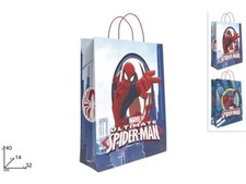 1 Pezzo Busta Regalo Spiderman