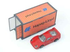 Modellino auto espositore decorazione misura 1/43 Diorama contenitore spedizione scala 1:43