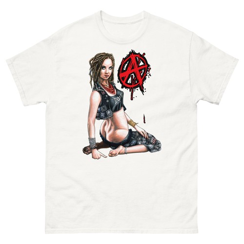 Punk rock pinup pin - punk,