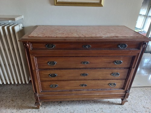Cassettone legno con - cassettone, in