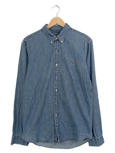 Camicia jeans uomo ralph - jeans,