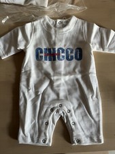 tutina chicco 1 mese 50 cm cotone leggero garzato bianco nuovo bambino neonato