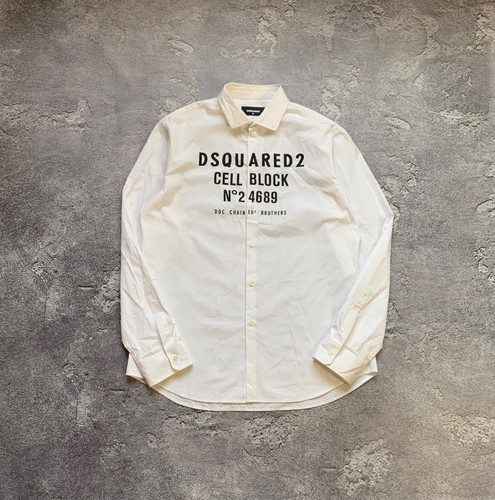 Camicia grafica dsquared2 cell - camicia,