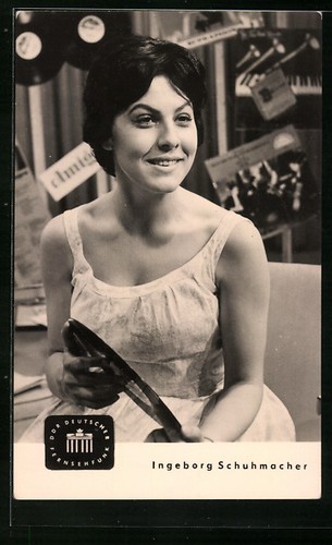 Cartolina attrice ingeborg - attrice,