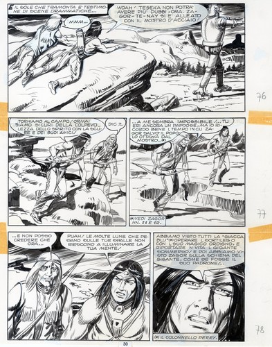 Zagor tavola originale di - originale,
