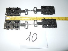 LIMA HO TRENO 4 CARRELLI uguali  X CARROZZE F.S.  SNCF O DB CON RUOTE -10 UNCINO