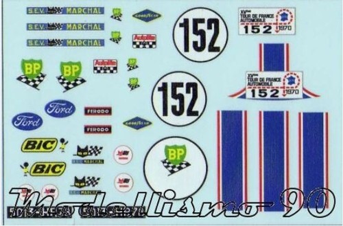 Decal ford gt40 - decal,