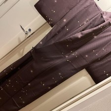 Kimono pura seta viola intenso 160 cm x 63 cm mai usato, cuciture sashiko