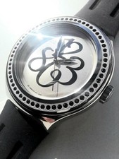 Swatch: Irony Nabab Collezione " Pearly Gloss Nero " ( Ref. YNS111 ) Nuovo /
