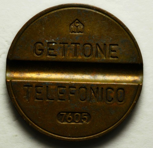 Gettone telefonico cmm 7605 - telefonico,