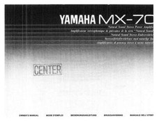 Yamaha MX-70 Amplificatore