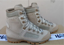 Scarpe da trekking Lowa stivali da deserto pelle beige esercito tedesco taglia BW285 civile 44 nuove