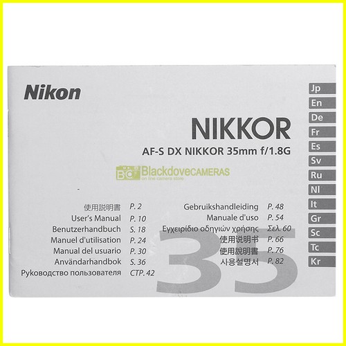 Manuale per obiettivi nikon - manuale,