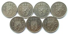 Olanda Sacco Di 7 x 1 Gulden