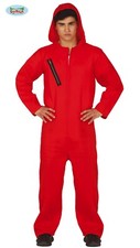 COSTUME CARNEVALE LA CASA DI CARTA VESTITO LADRO ADULTO UNISEX LA CASA DE PAPEL
