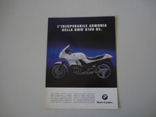 advertising Pubblicità 1992 MOTO BMW K100 K 100 RS