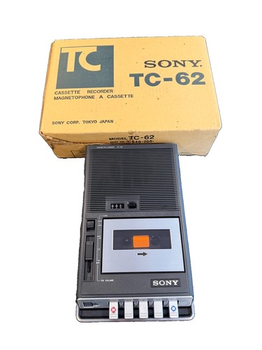 Vintage sony portable - tc, 62