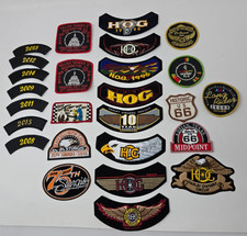 Lotto Patch Gruppo Harley-Davidson e Proprietari - Collezione Un Proprietario