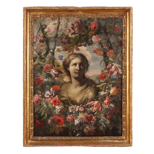 Dipinto antico 600 700 busto - '600-'700,