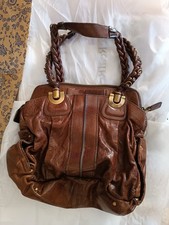 Chloé borsa vintage modello Héloise in pelle marrone