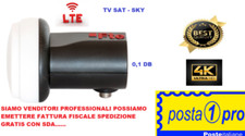 ILLUMINATORE LNB SINGOLO FTE 0,1DB SPEDIZIONE GRATIS 4K ULTRA HD LTE