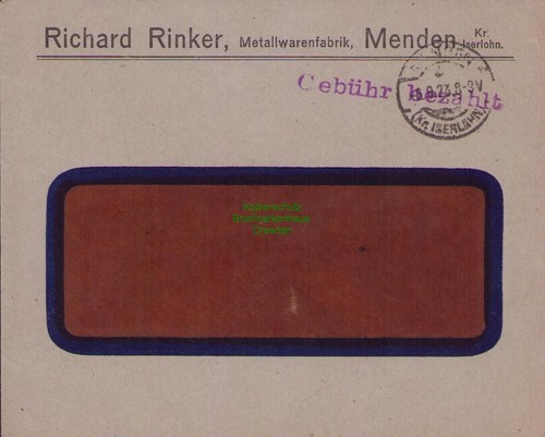 B15241 brief menden kr - menden,