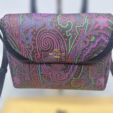 Borsa tote ETRO 2 vie modello paisley borsa a tracolla in PVC logo donna USATA