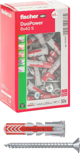 50x tasselli con vite duopower - vite,