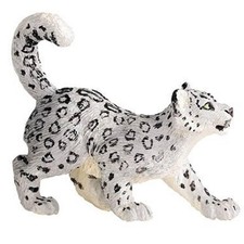 Snow leopard cub - snow,