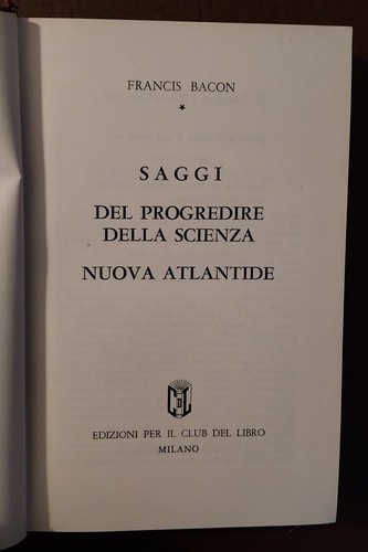 Saggi del progredire della - progredire,